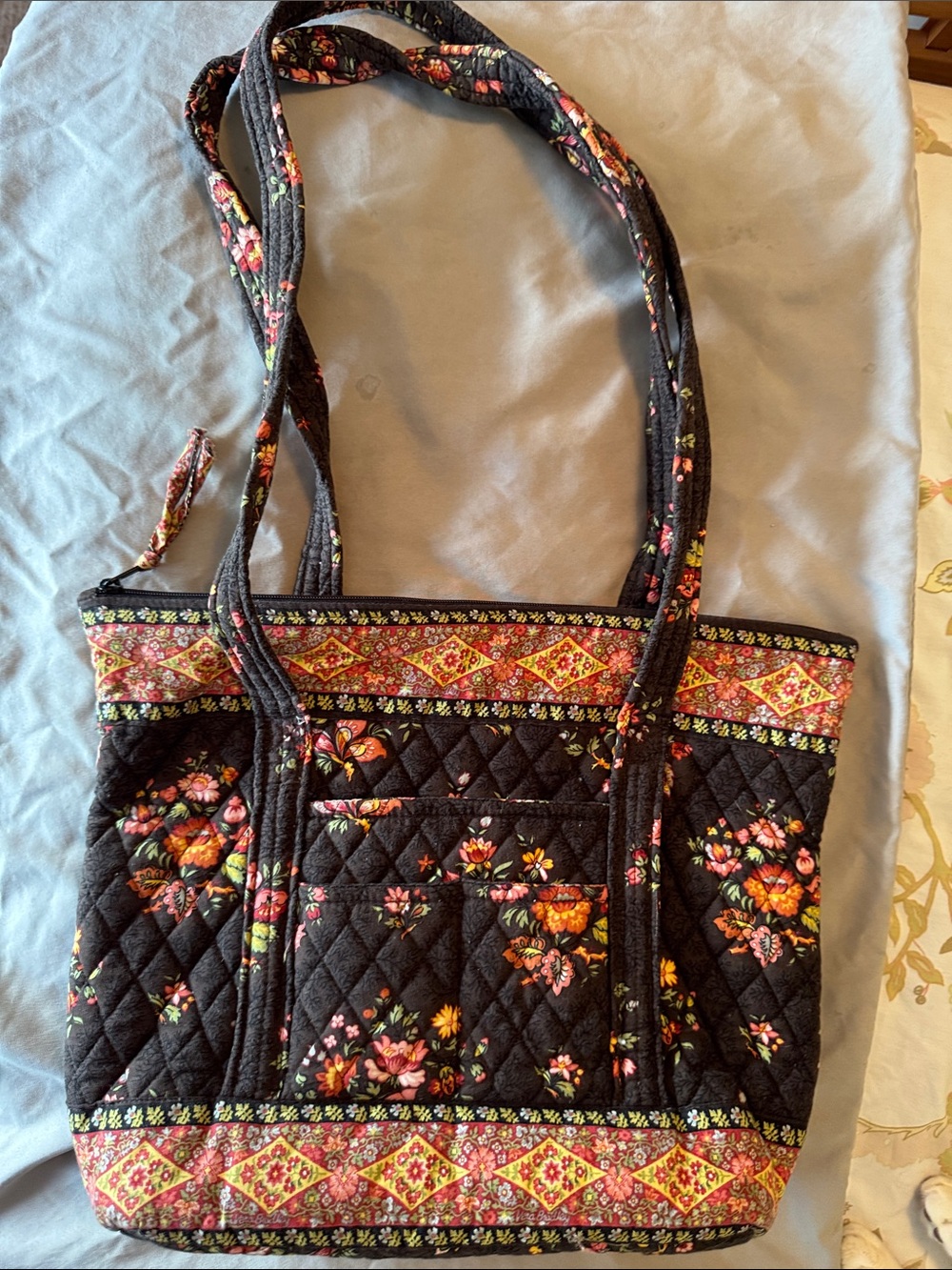 Chocolate brown Vera Bradley handbag